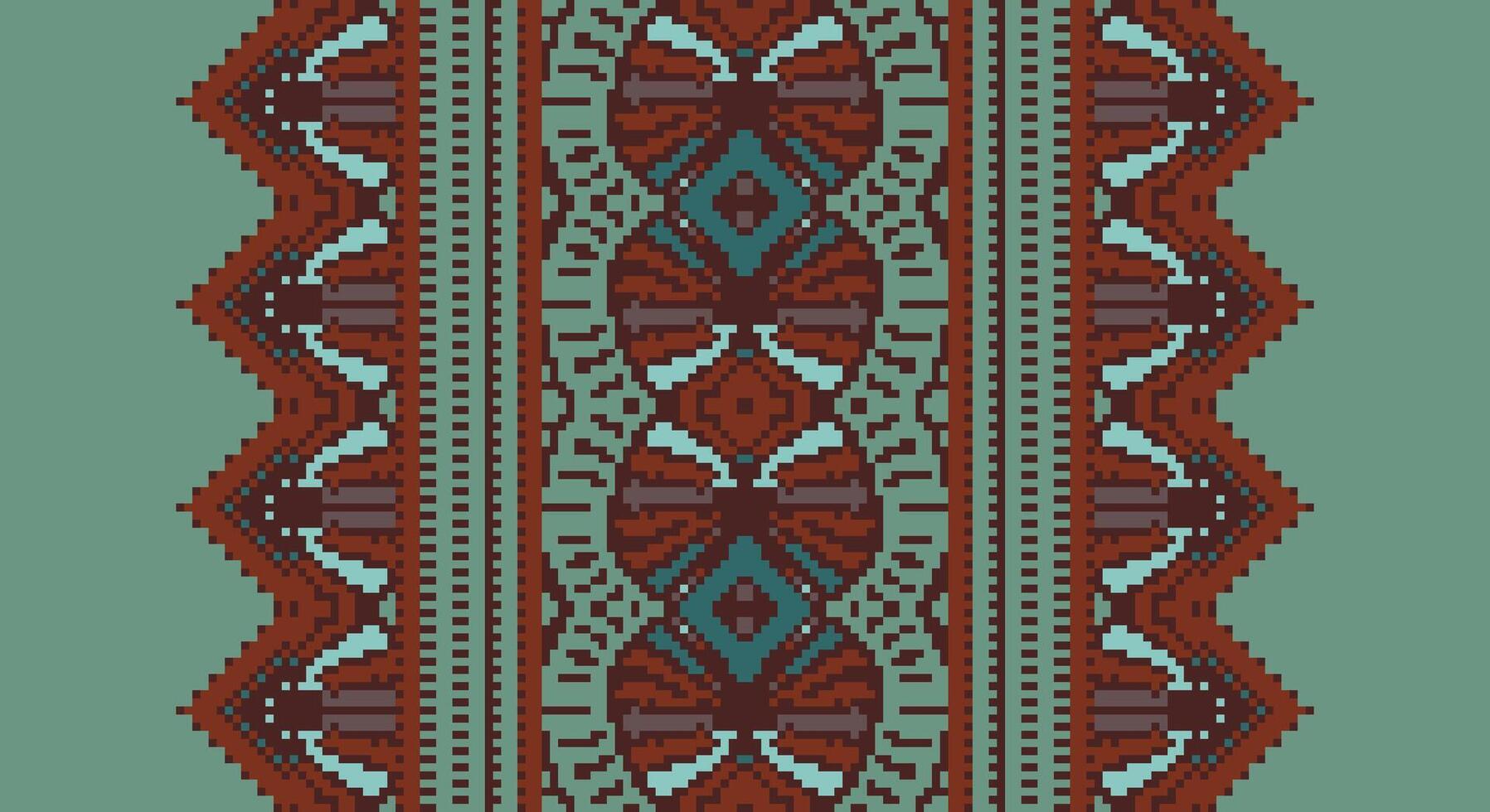 Peruvian pattern Seamless Scandinavian pattern Motif embroidery, Pixel Ikat embroidery Design for Print australian curtain pattern geometric pillow model kurti mughal flowers vector