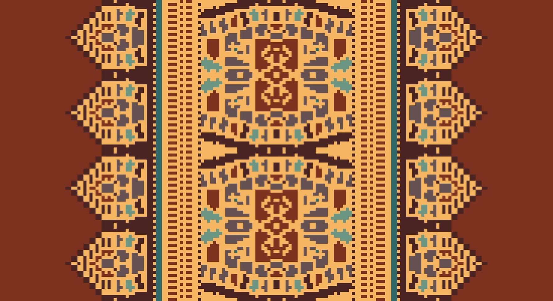 Peruvian pattern Seamless Scandinavian pattern Motif embroidery, Pixel Ikat embroidery Design for Print lace pattern turkish ceramic ancient egypt art jacquard pattern vector
