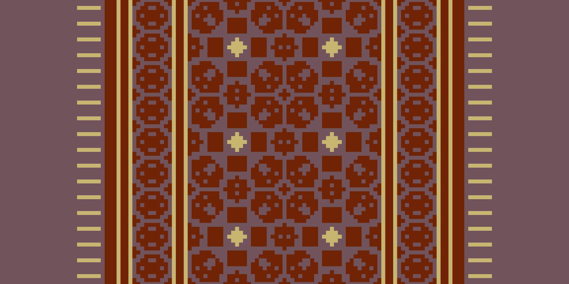 Dupatta pattern Seamless Native American, Motif embroidery, Pixel Ikat embroidery Design for Print scandinavian pattern saree ethnic nativity gypsy pattern vector