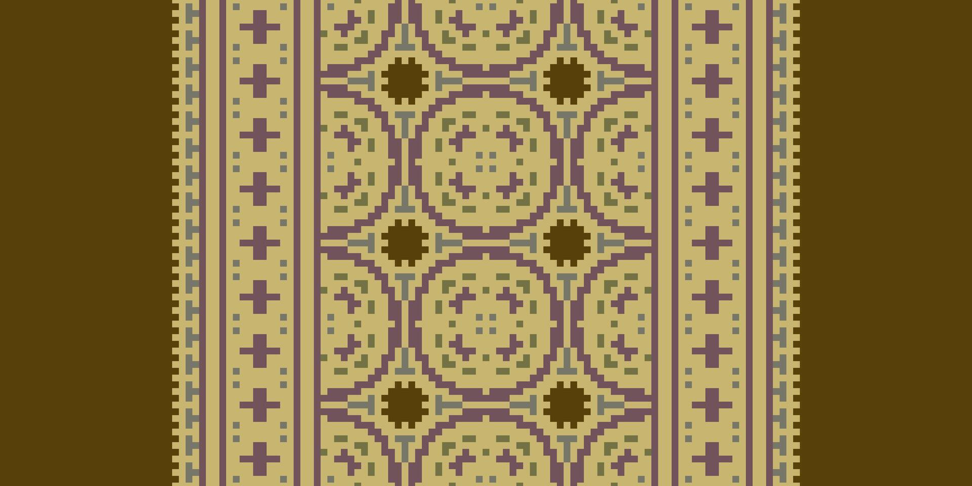 Dupatta pattern Seamless Native American, Motif embroidery, Pixel Ikat embroidery Design for Print jacquard slavic pattern folklore pattern kente arabesque vector
