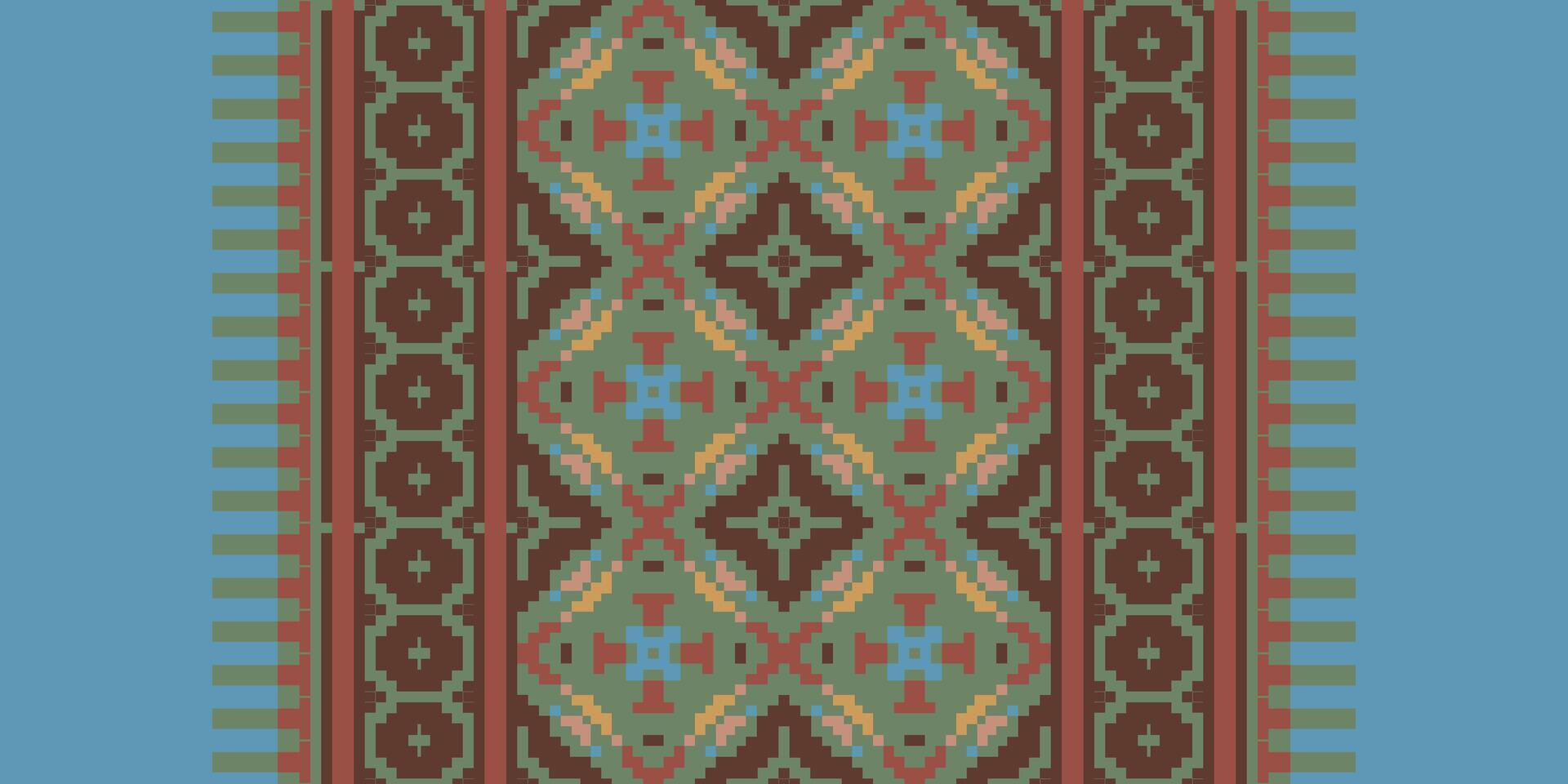 Ancient patterns Seamless Australian aboriginal pattern Motif embroidery, Pixel Ikat embroidery Design for Print 60s paisley tie dye damascus ornament rugs hipster kurta pajama vector