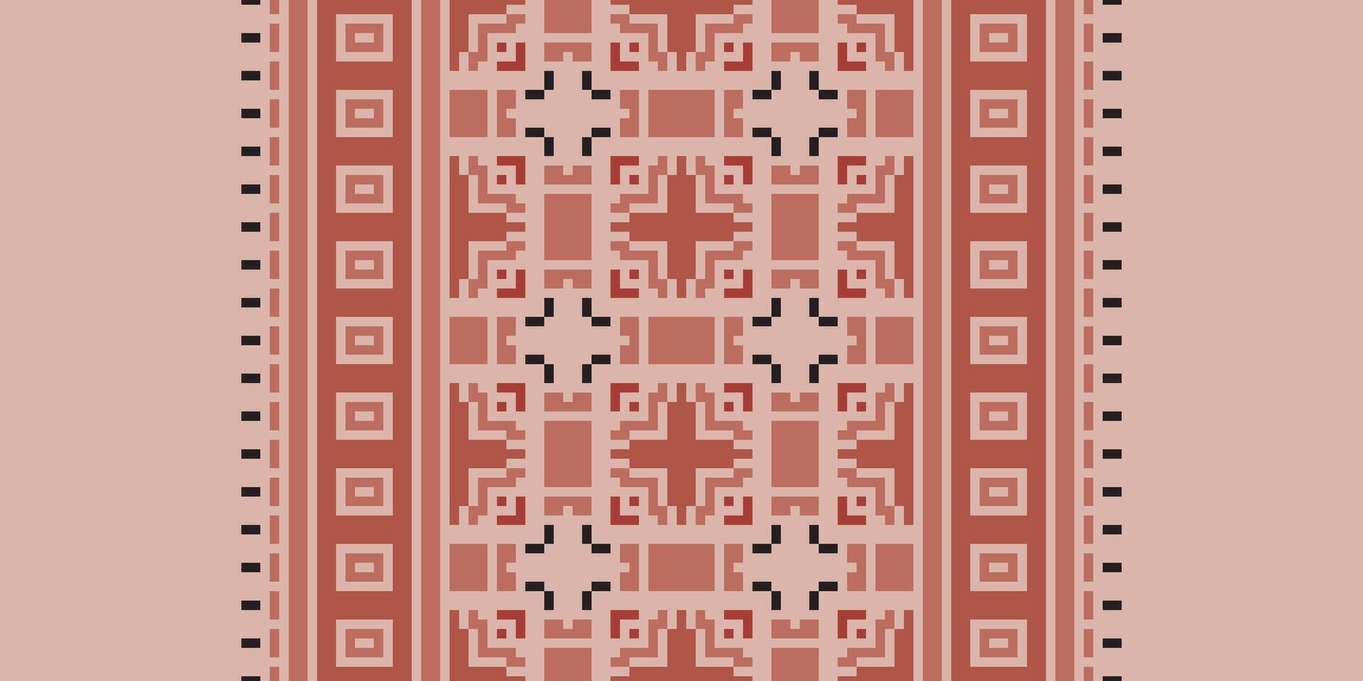 Ancient patterns Seamless Mughal architecture Motif embroidery, Pixel Ikat embroidery Design for Print scandinavian pattern saree ethnic nativity gypsy pattern vector