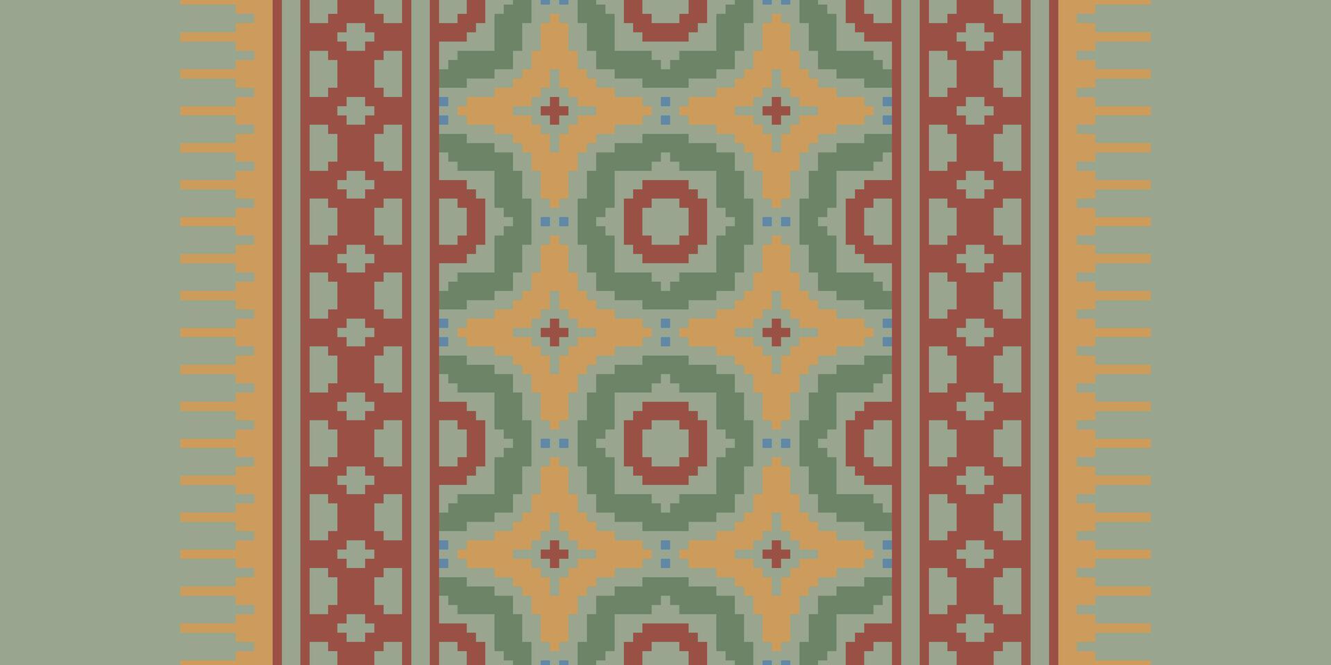 Ancient patterns Seamless Scandinavian pattern Motif embroidery, Pixel Ikat embroidery Design for Print lace pattern seamless pattern vintage shibori jacquard seamless vector