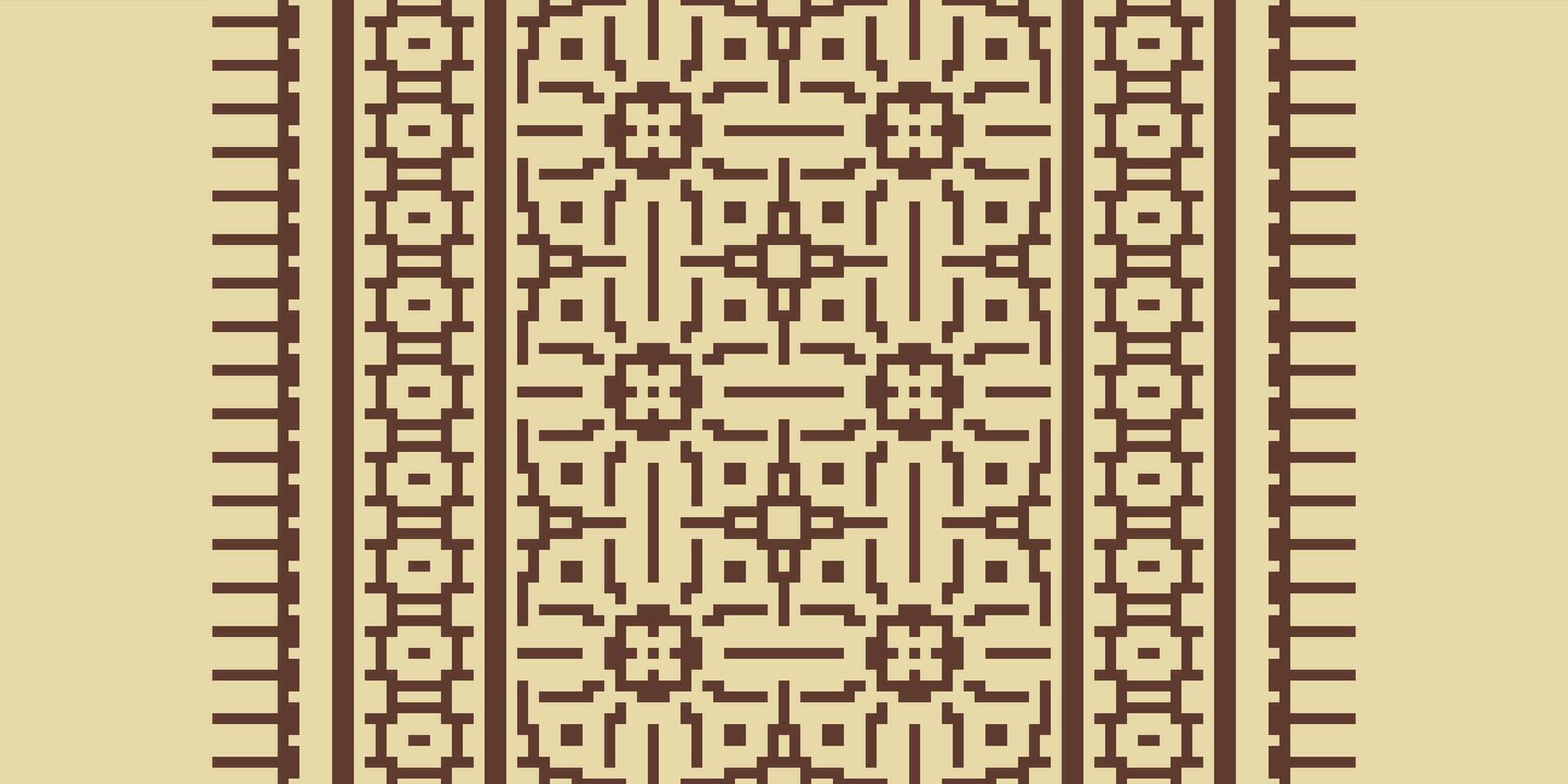 Ancient patterns Seamless Scandinavian pattern Motif embroidery, Pixel Ikat embroidery Design for Print border embroidery ancient egypt vector