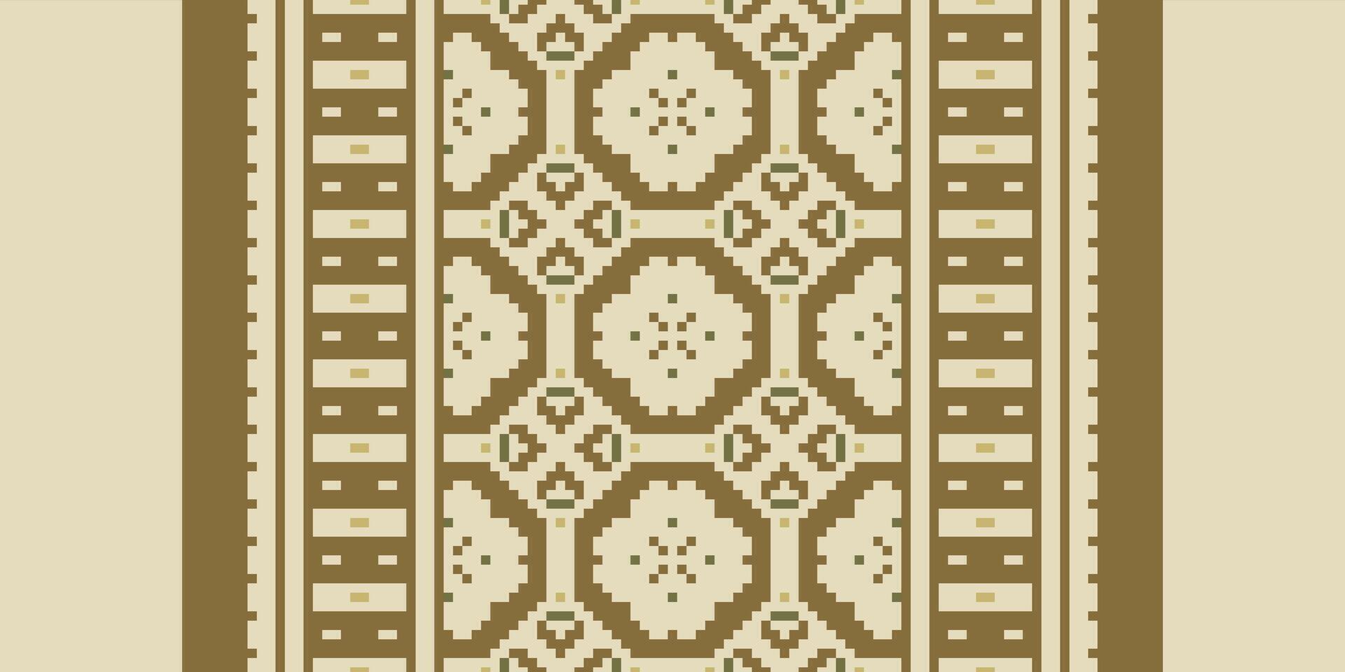 Motif folklore pattern Seamless Scandinavian pattern Motif embroidery, Pixel Ikat embroidery Design for Print tapestry floral kimono repeat pattern lacing spanish motif vector