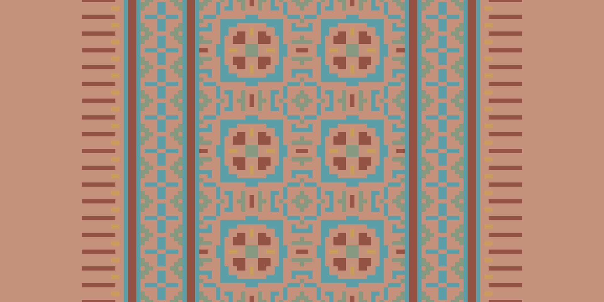 Bukhara pattern Seamless Australian aboriginal pattern Motif embroidery, Pixel Ikat embroidery Design for Print scarf hijab pattern kerchief Pixel Ikat Silk kurti model mughal patterns vector