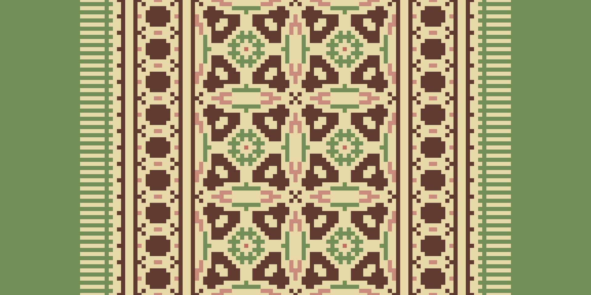 Bukhara pattern Seamless Bandana print silk Motif embroidery, Pixel Ikat embroidery Design for Print lace pattern turkish ceramic ancient egypt art jacquard pattern vector