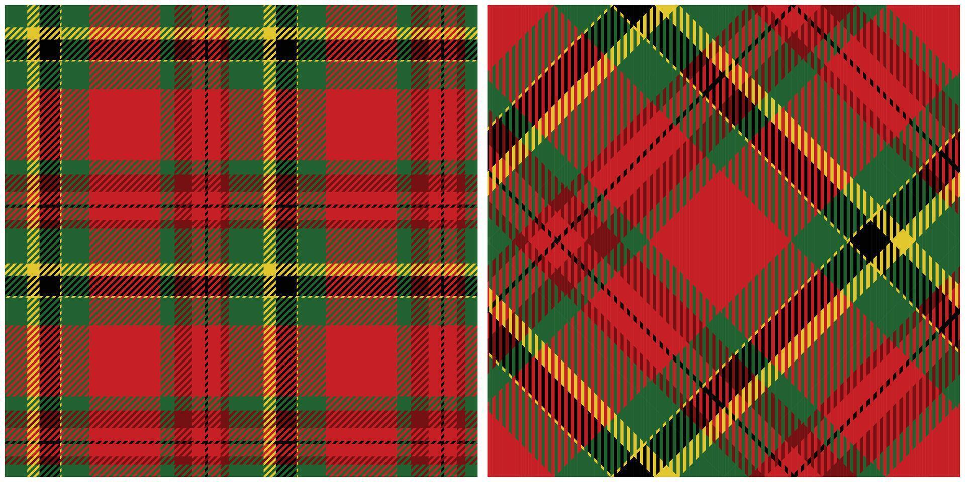 Tartan plaid pattern background. Fabric texture. vector