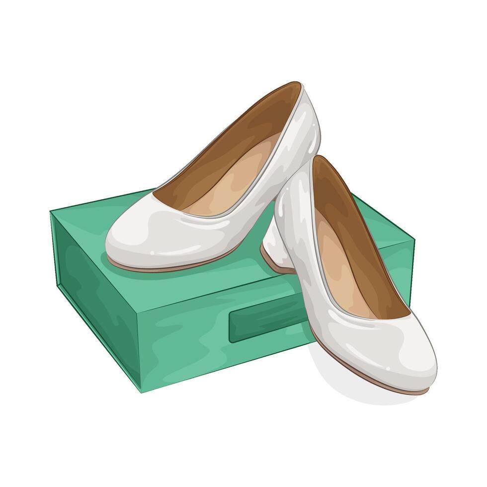 Illustration of women shoes vector