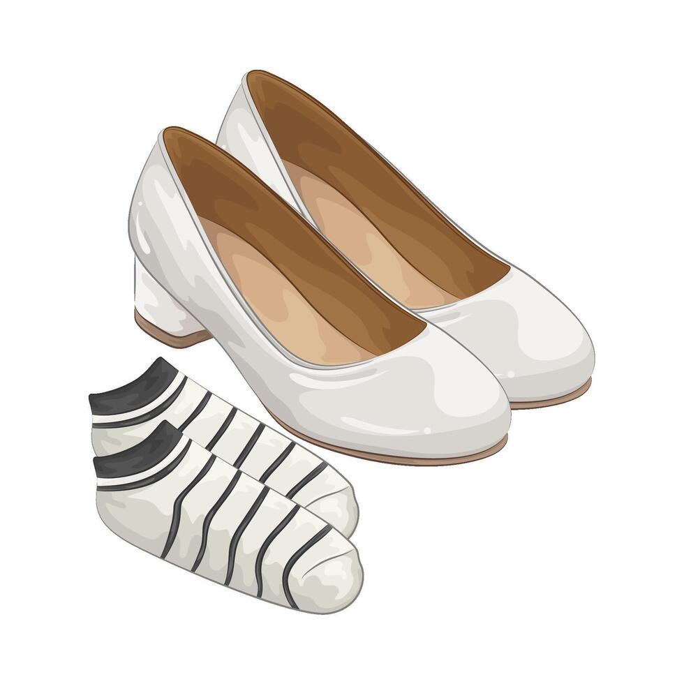 Illustration of women shoes vector