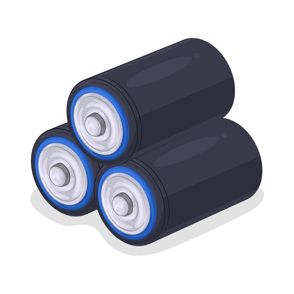 Illustration of battery vector