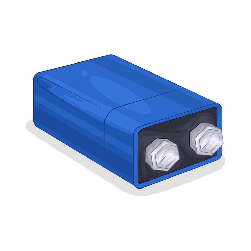 Illustration of battery vector