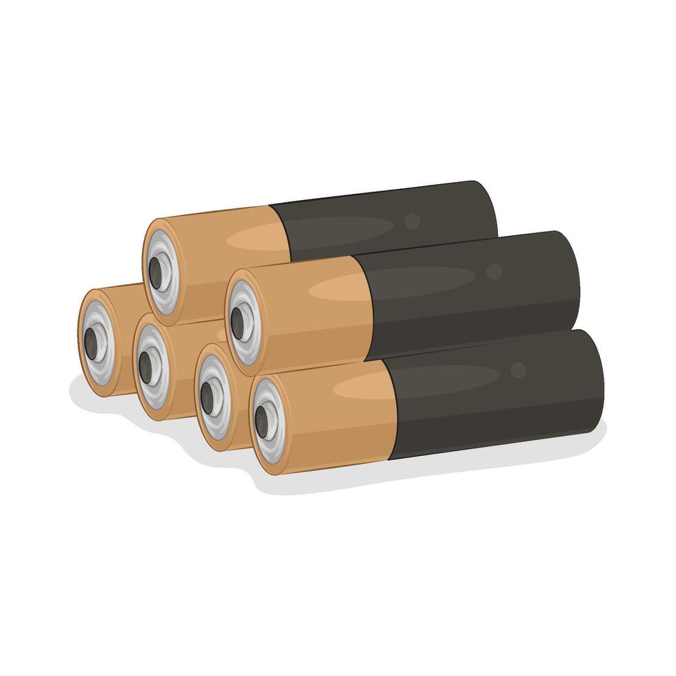 Illustration of battery vector