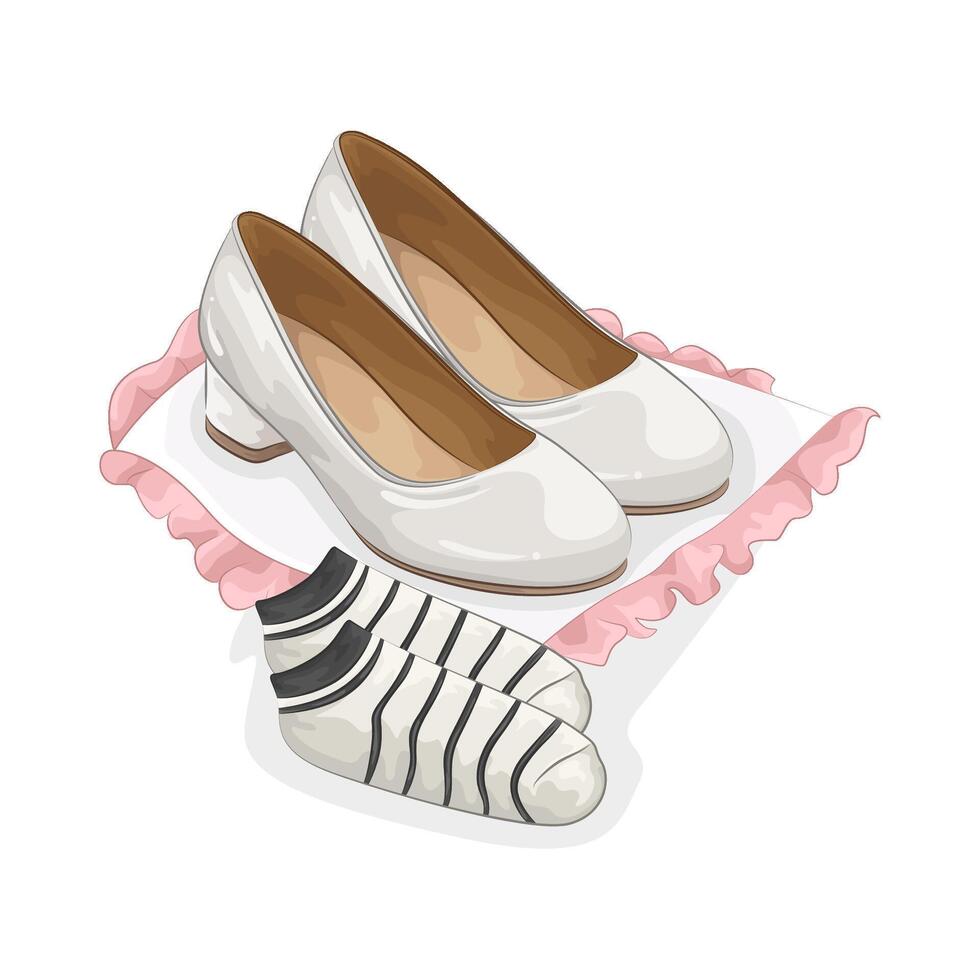 Illustration of women shoes vector