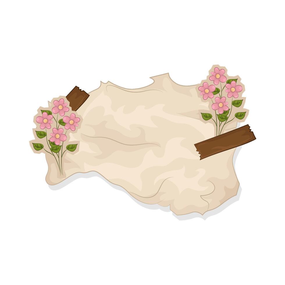 Illustration of paper vector