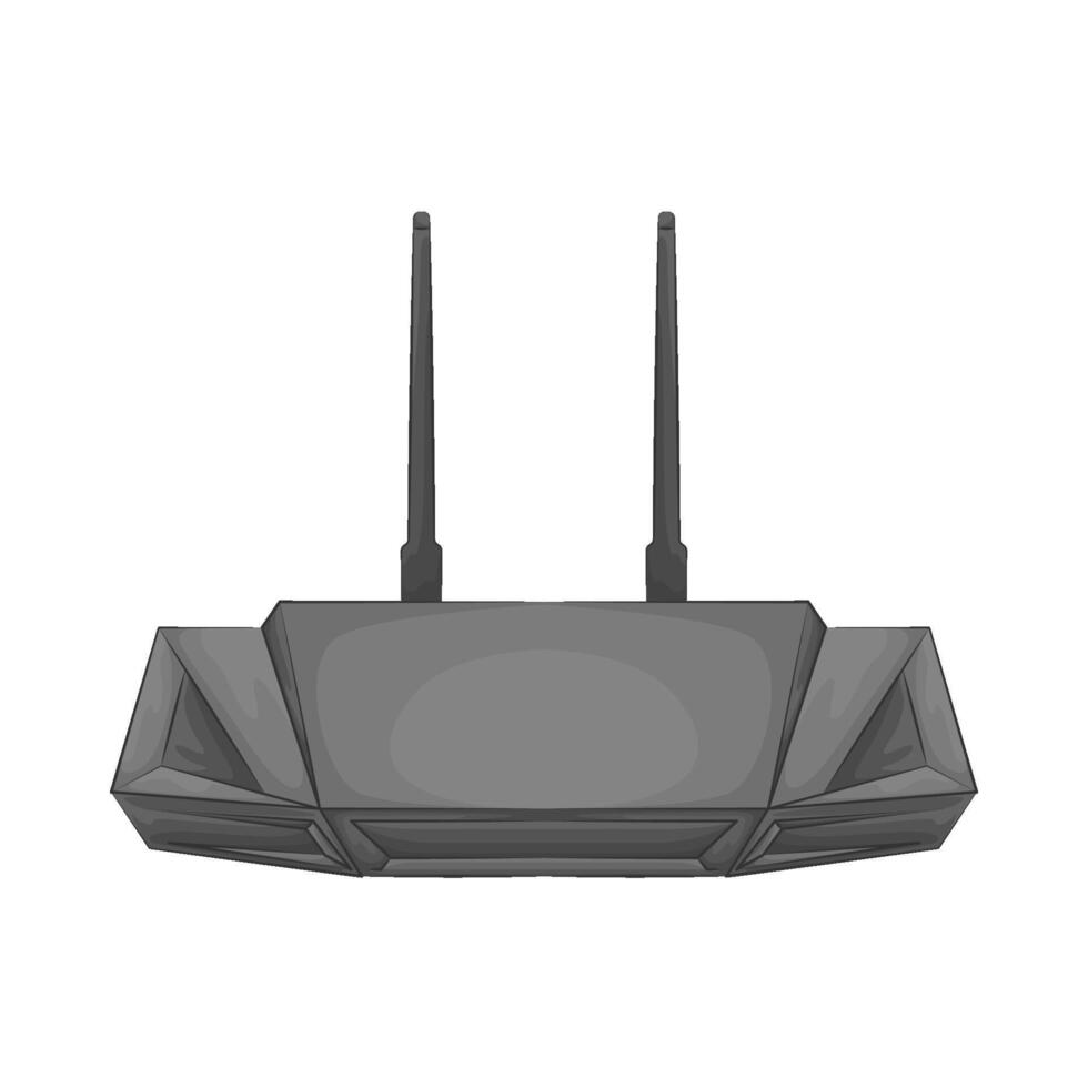 Illustration of wifi router vector