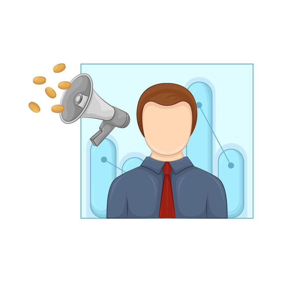 Illustration of businessman vector