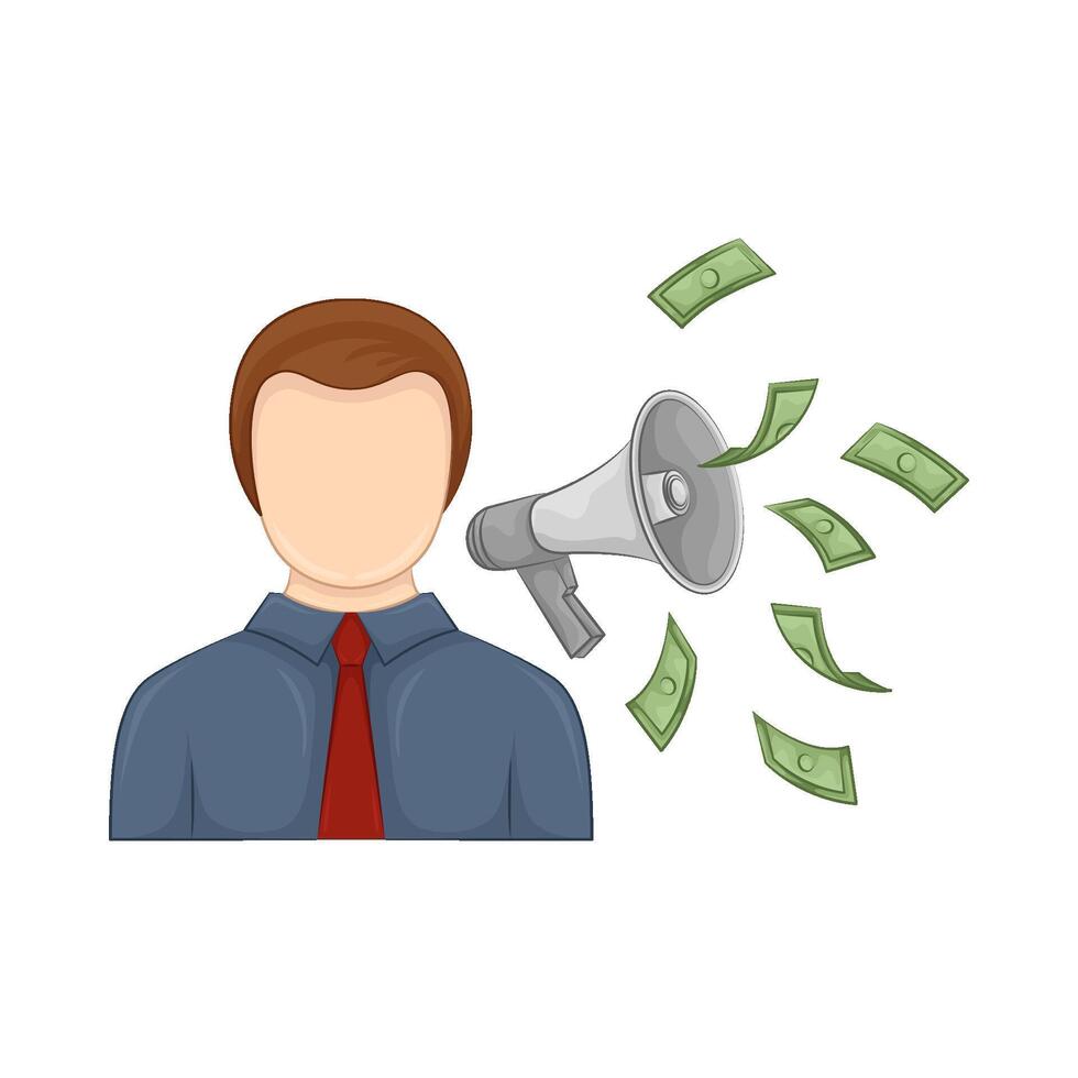 Illustration of businessman vector
