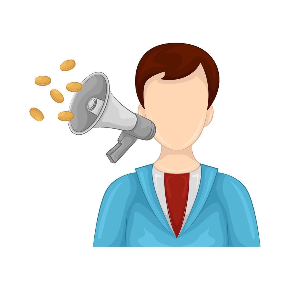 Illustration of businessman vector
