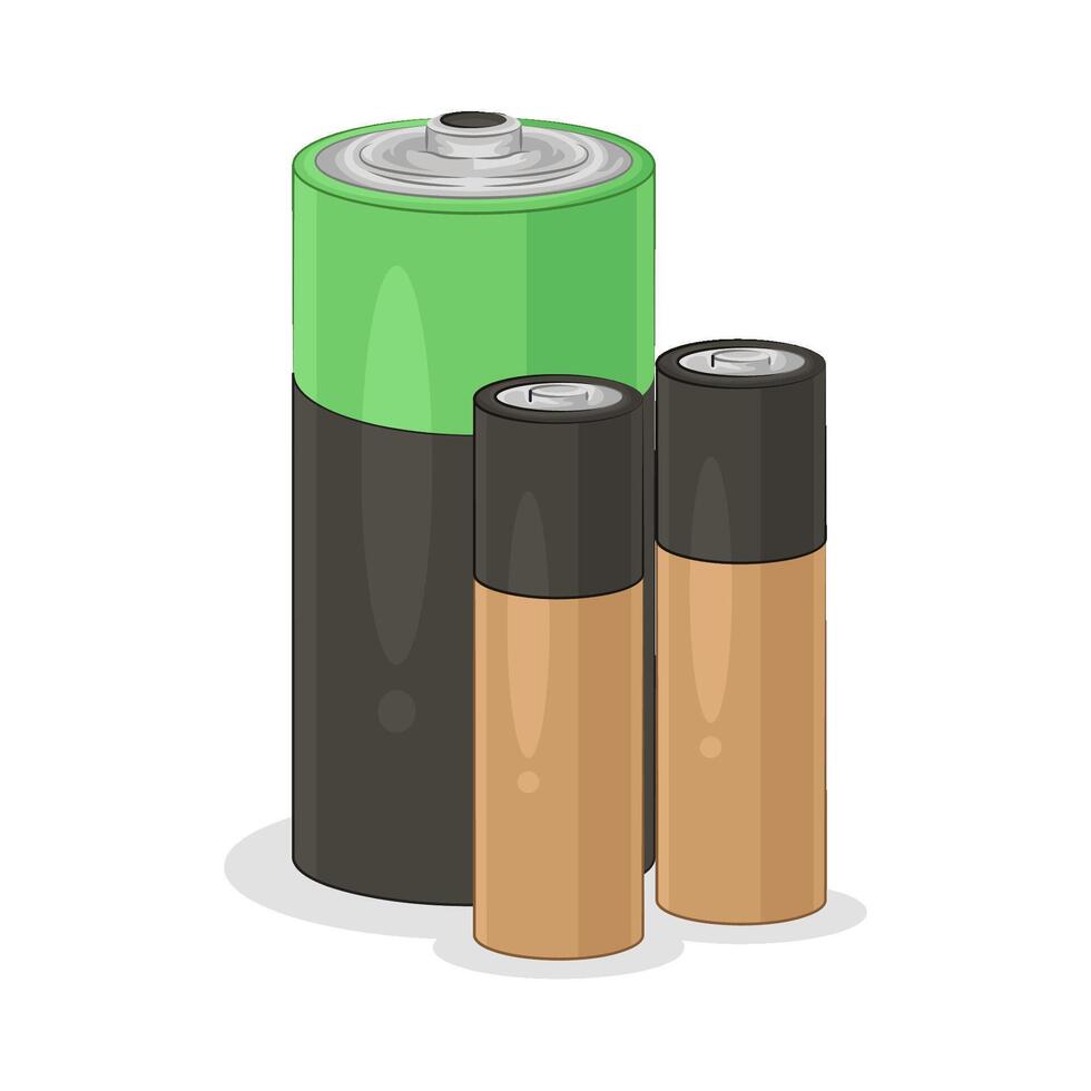Illustration of battery vector