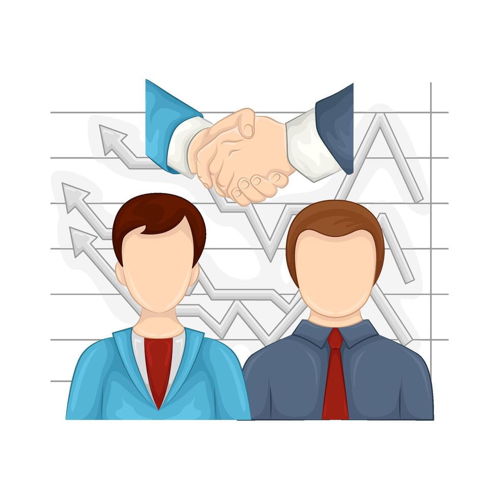 Illustration of businessman vector