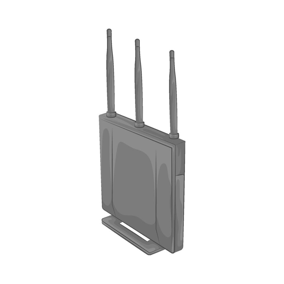 Illustration of wifi router vector