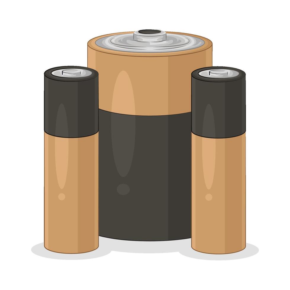 Illustration of battery vector