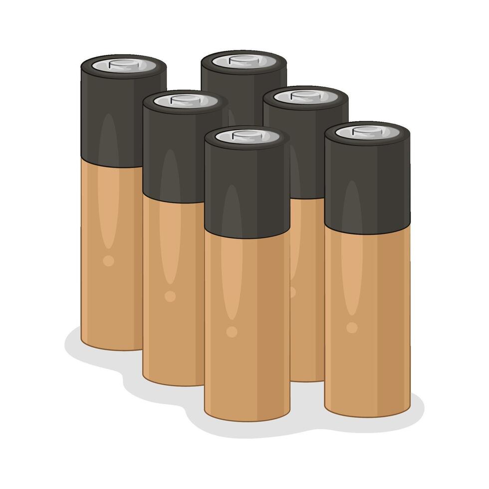 Illustration of battery vector