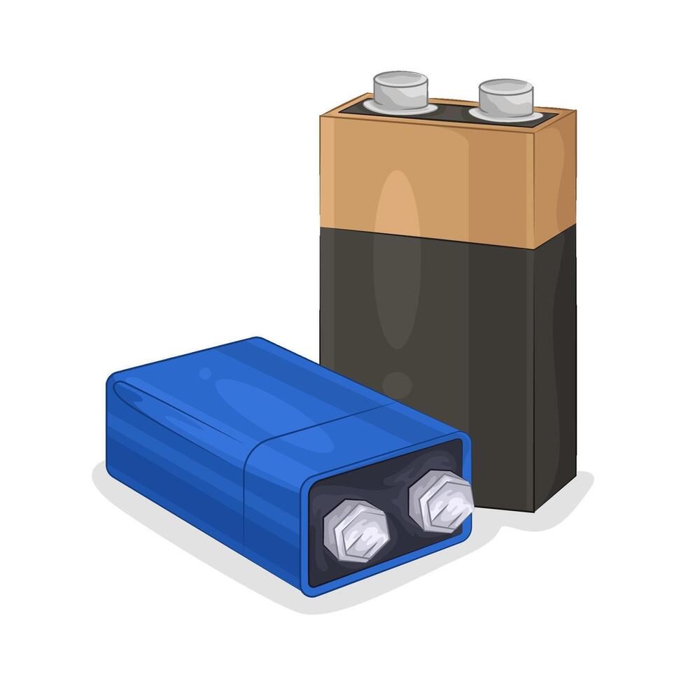 Illustration of battery vector