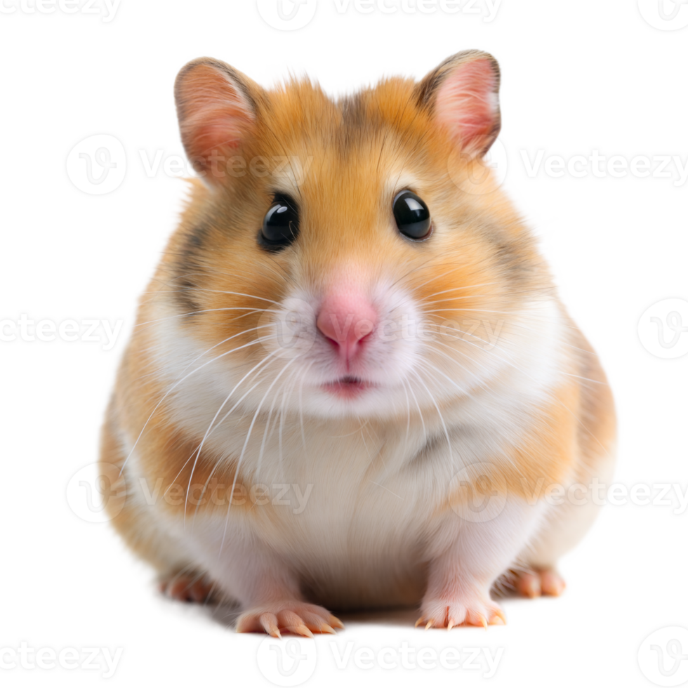 Cute hamster with transparent background for pet lovers png