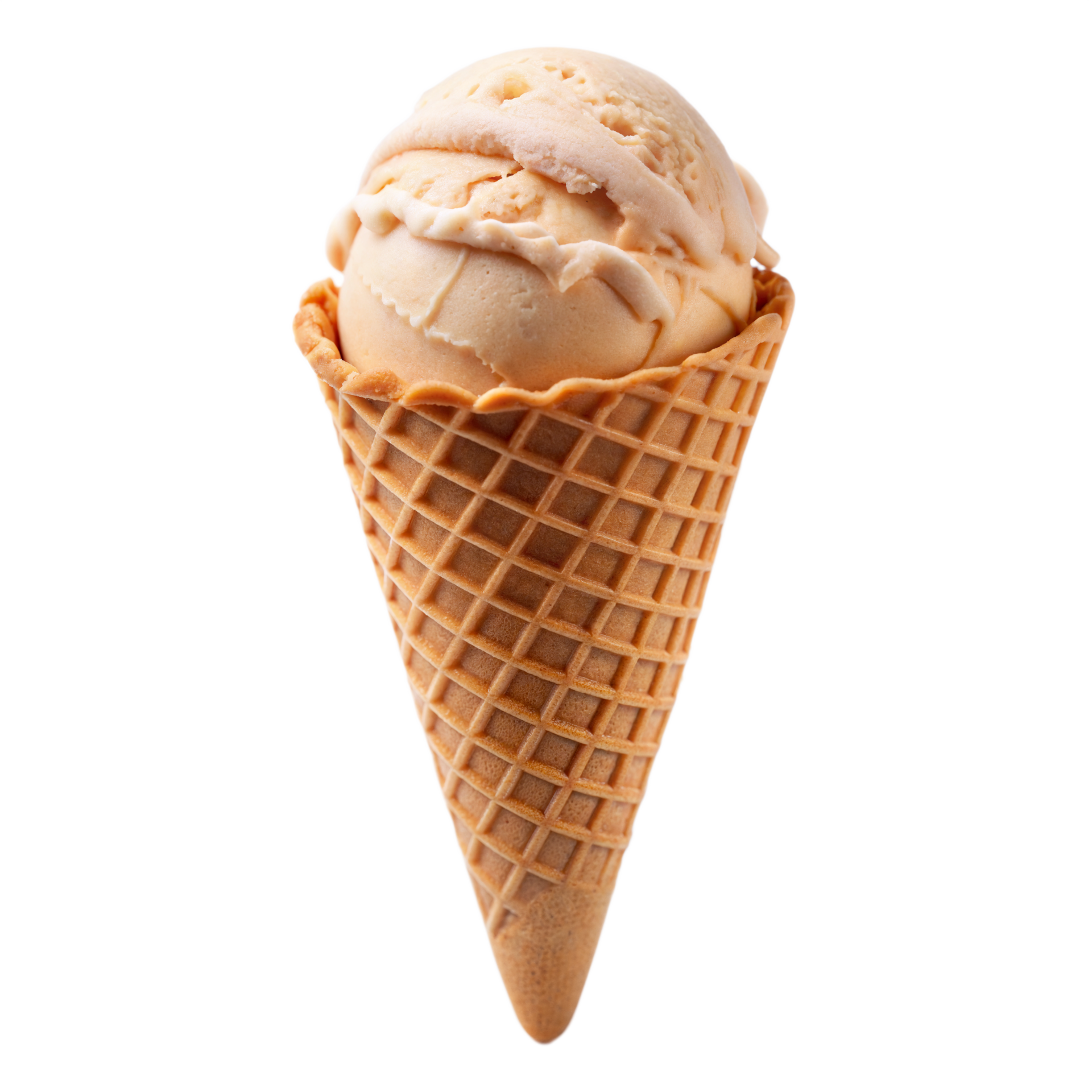 köstlich Vanille Eis Sahne Kegel auf transparent Hintergrund 46320094 PNG