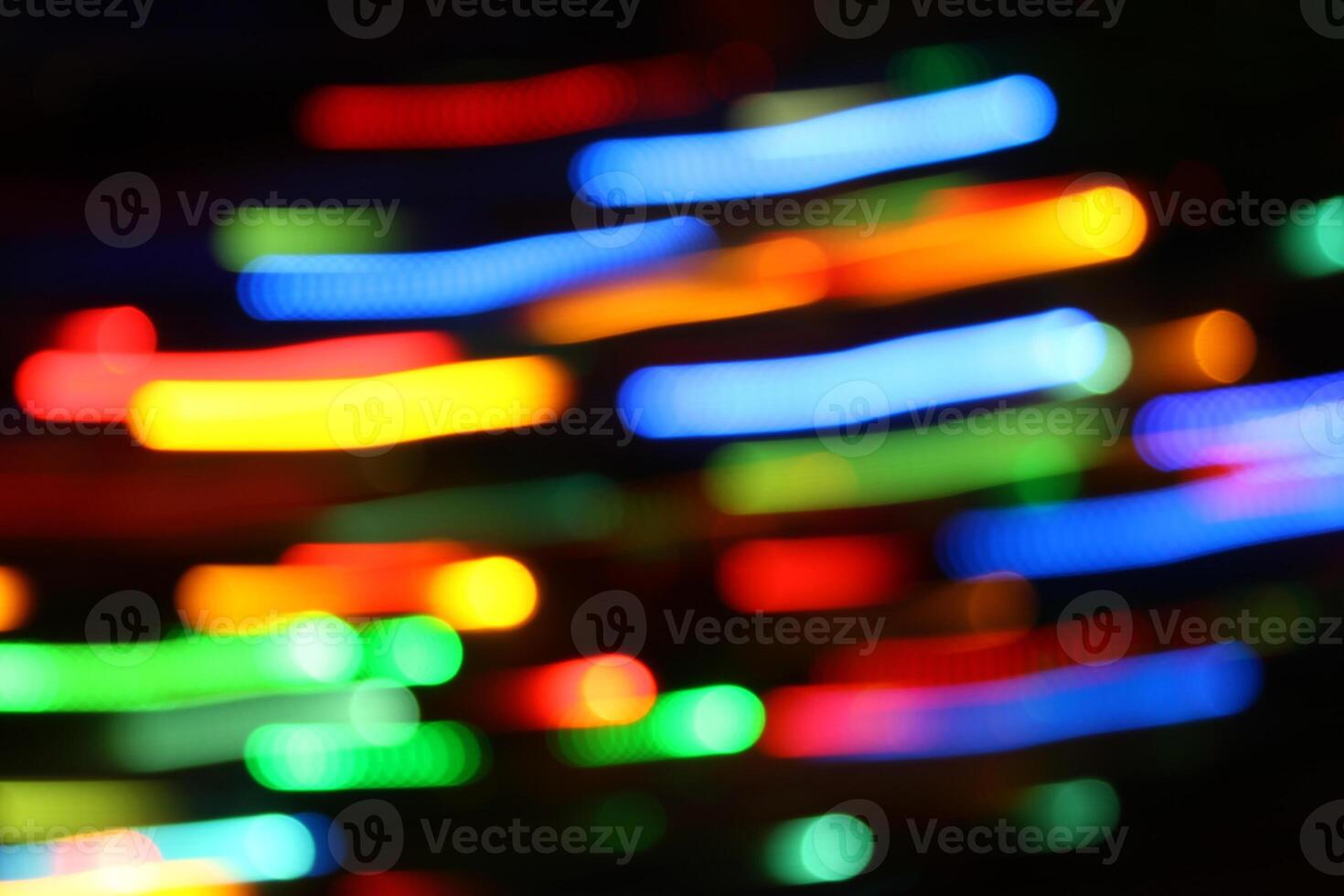 Blurred multicolor lights photo