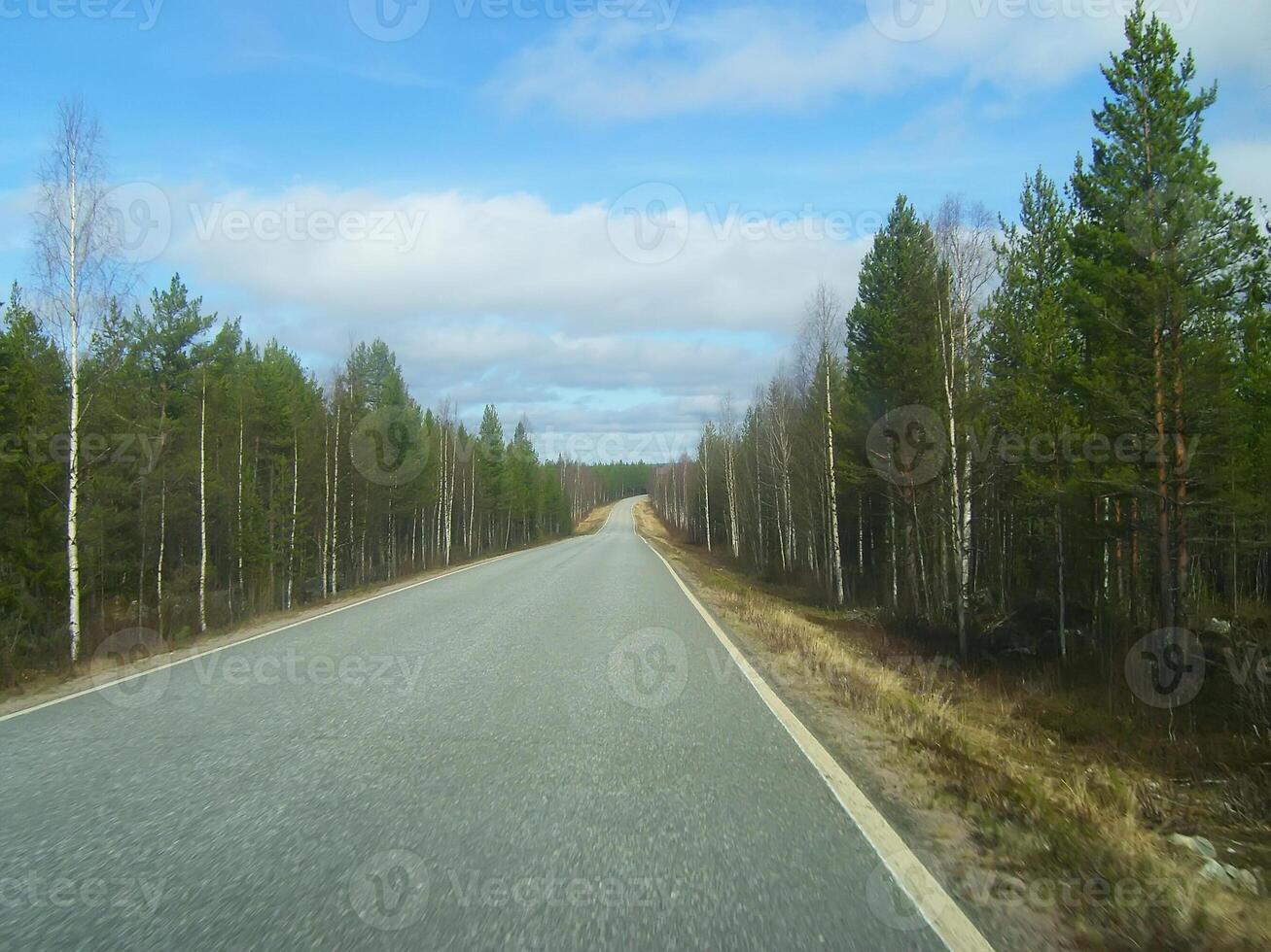Road in Finland. photo
