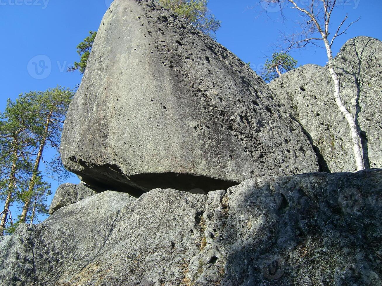 Stones and rocks in Finland photo