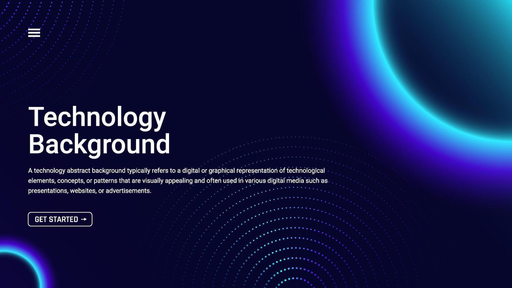 Technology abstract background. Modern abstract background inspired by modern technology trends. vector