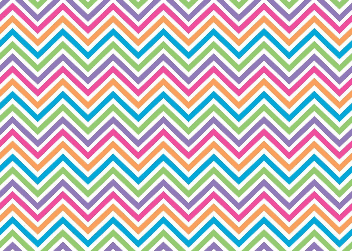 Zig zag colorful pastel seamless. Backdrop Geometric vector