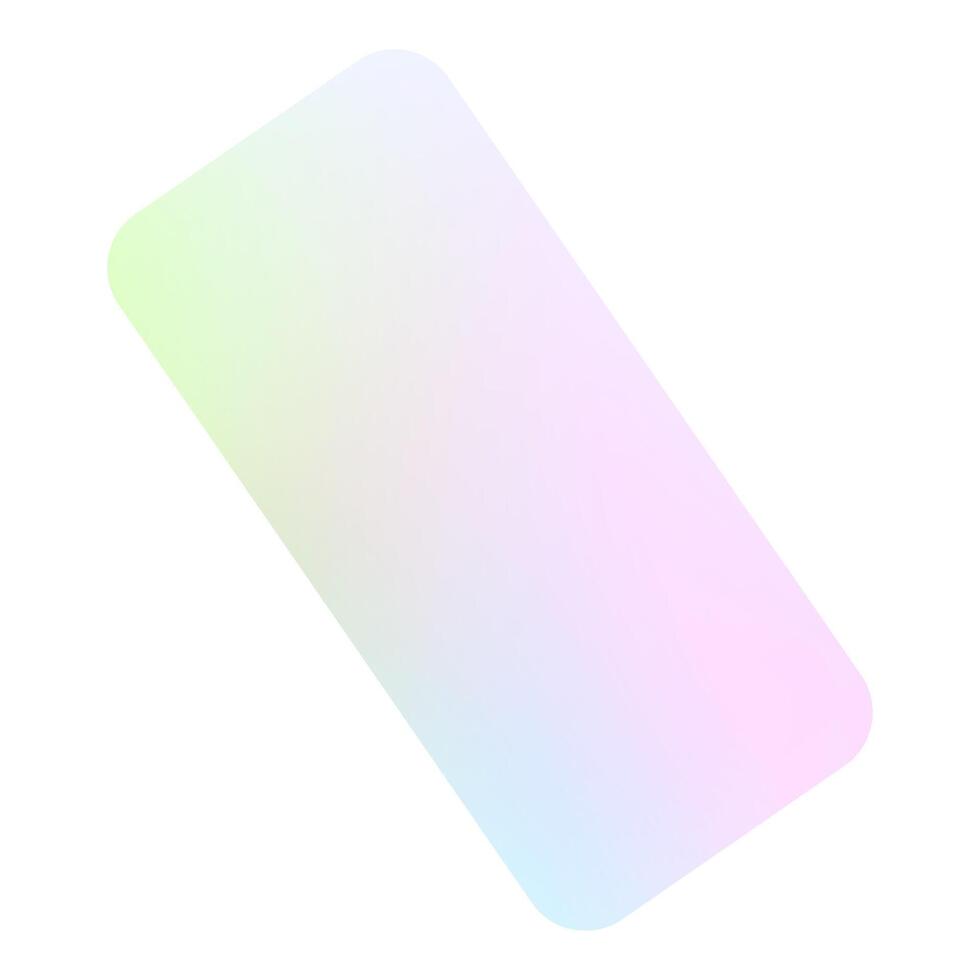 Trendy gradient shape for graphic and web design, decoration, templates, posters, stickers, web banners and etc. Isolated Colorful Spring Illustration for Graphic Art. vector