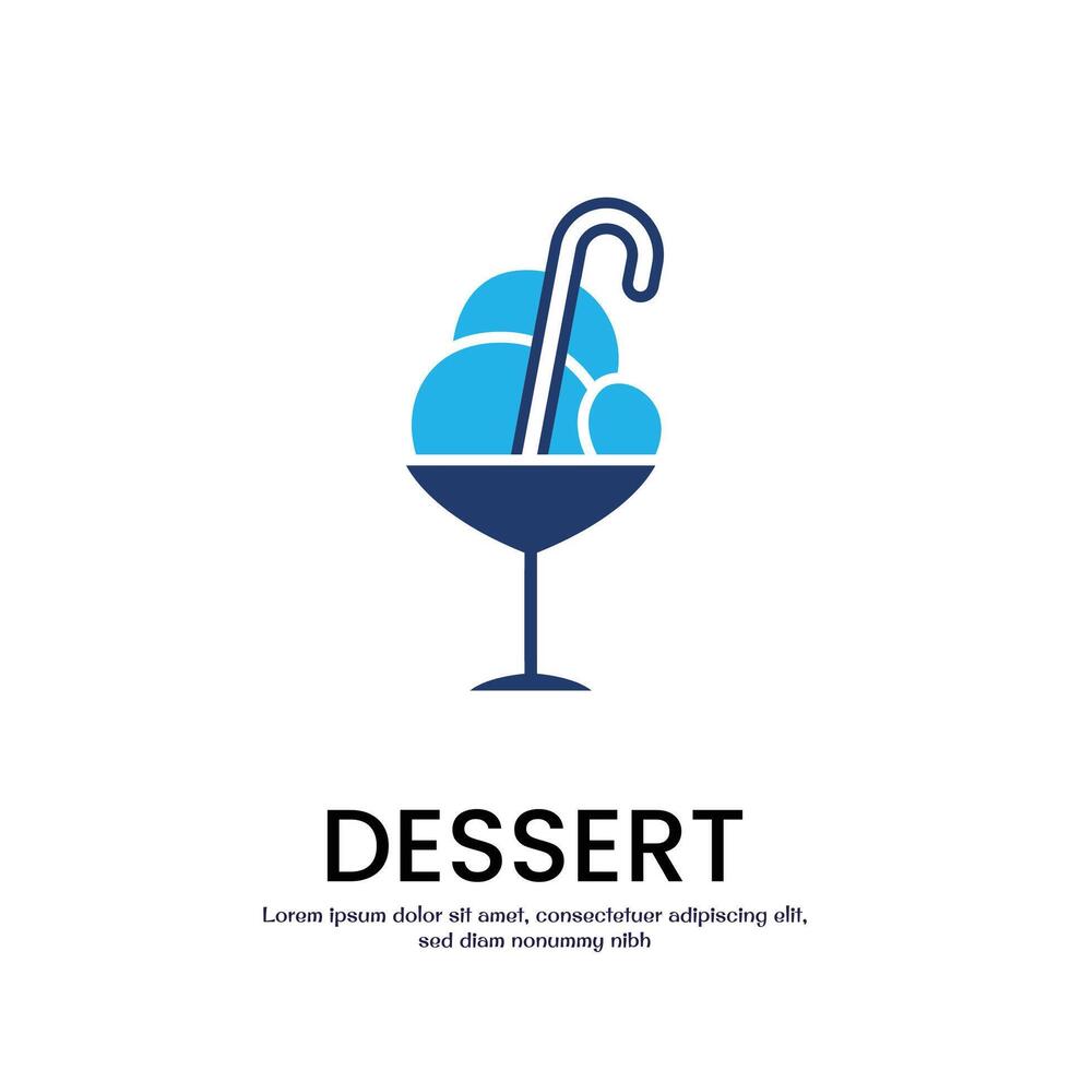 dessert colored icon design good for web or mobile app vector