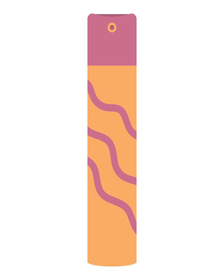 Hairspray or air freshener. Spray bottle in clip art style. Isolated illustration for your design vector