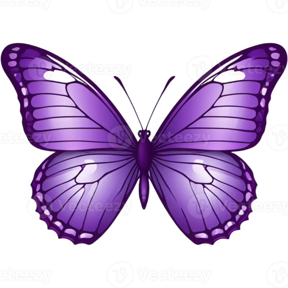 A purple butterfly icon png