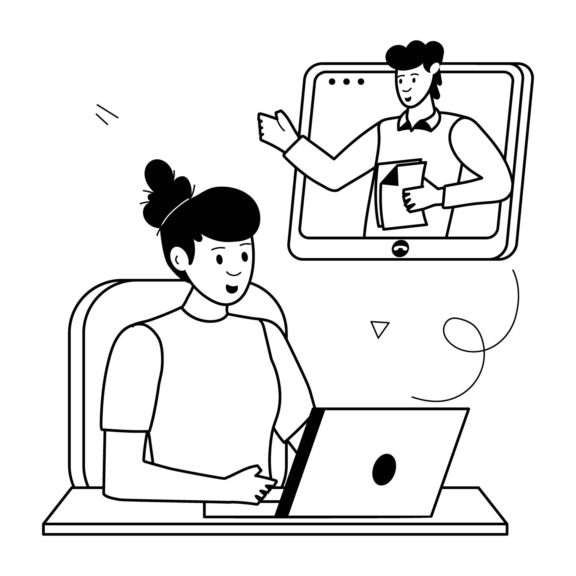 Professional people flat character icons 46326637 vector art at vecteezy