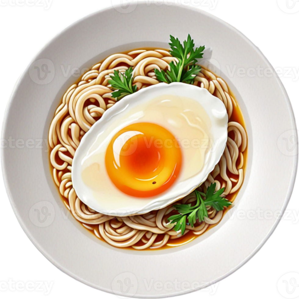 Ramen poached egg food png