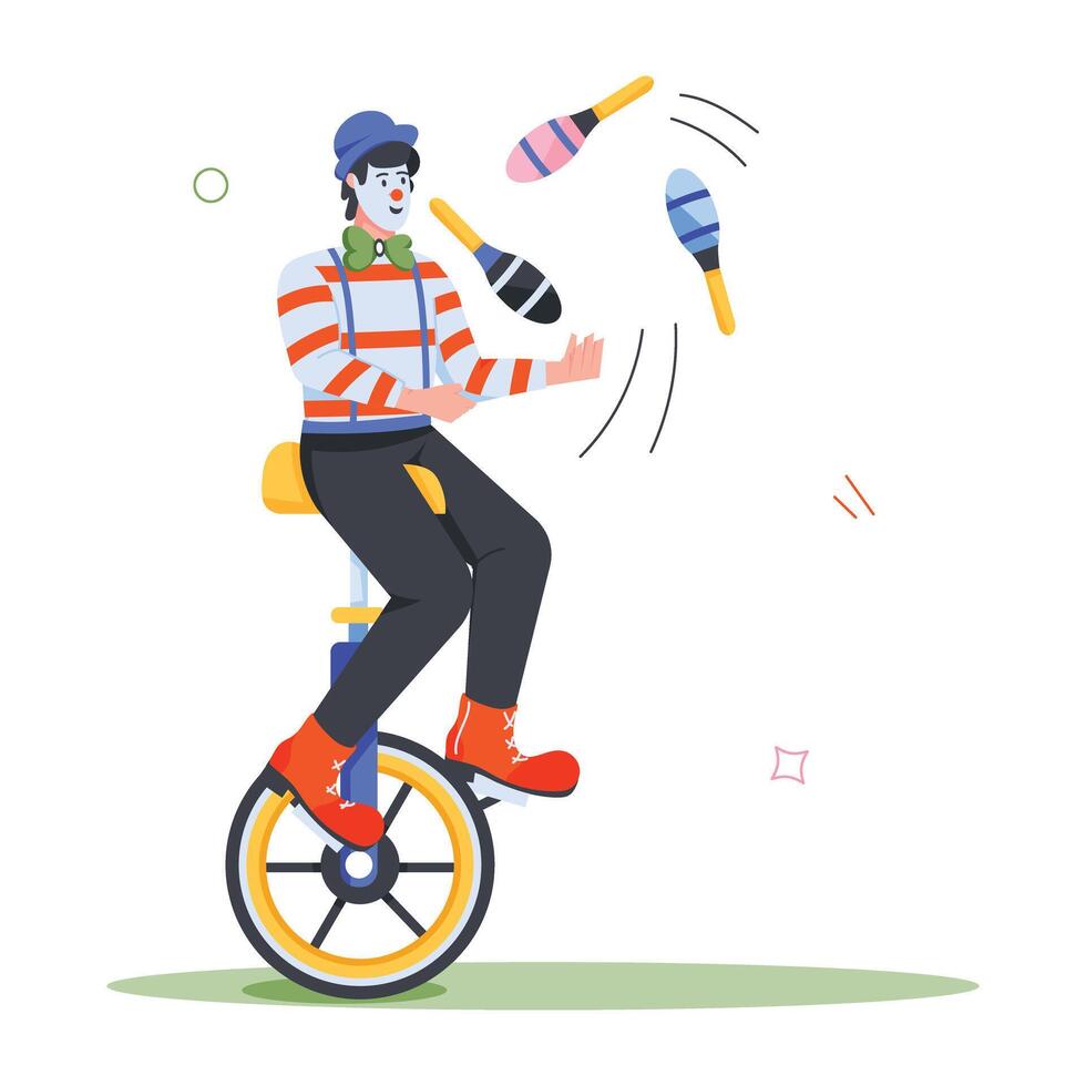 People Celebrating Flat Character Icons vector