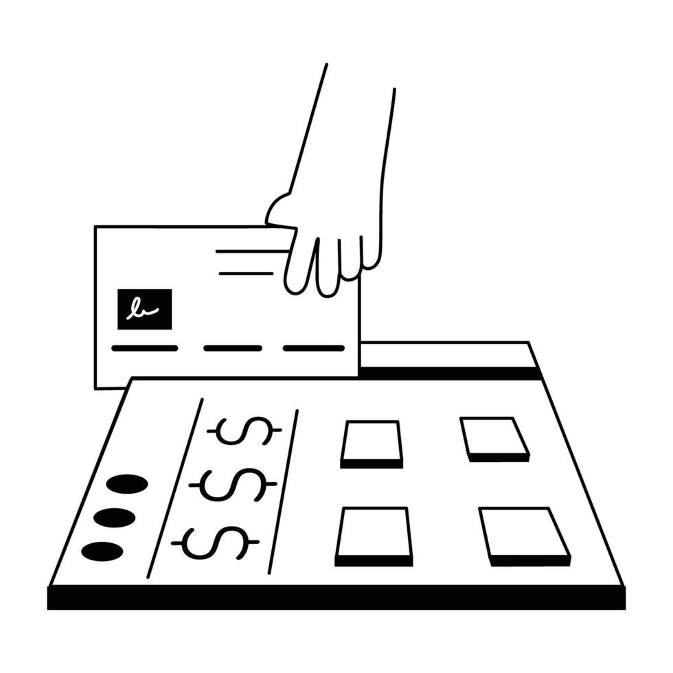 Website Maintenance Hand Drawn Mini Illustrations vector