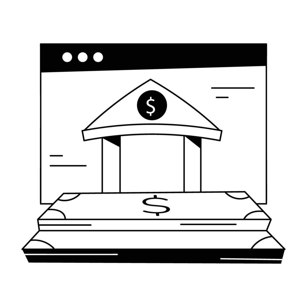 Website Hand Drawn Mini Illustrations vector
