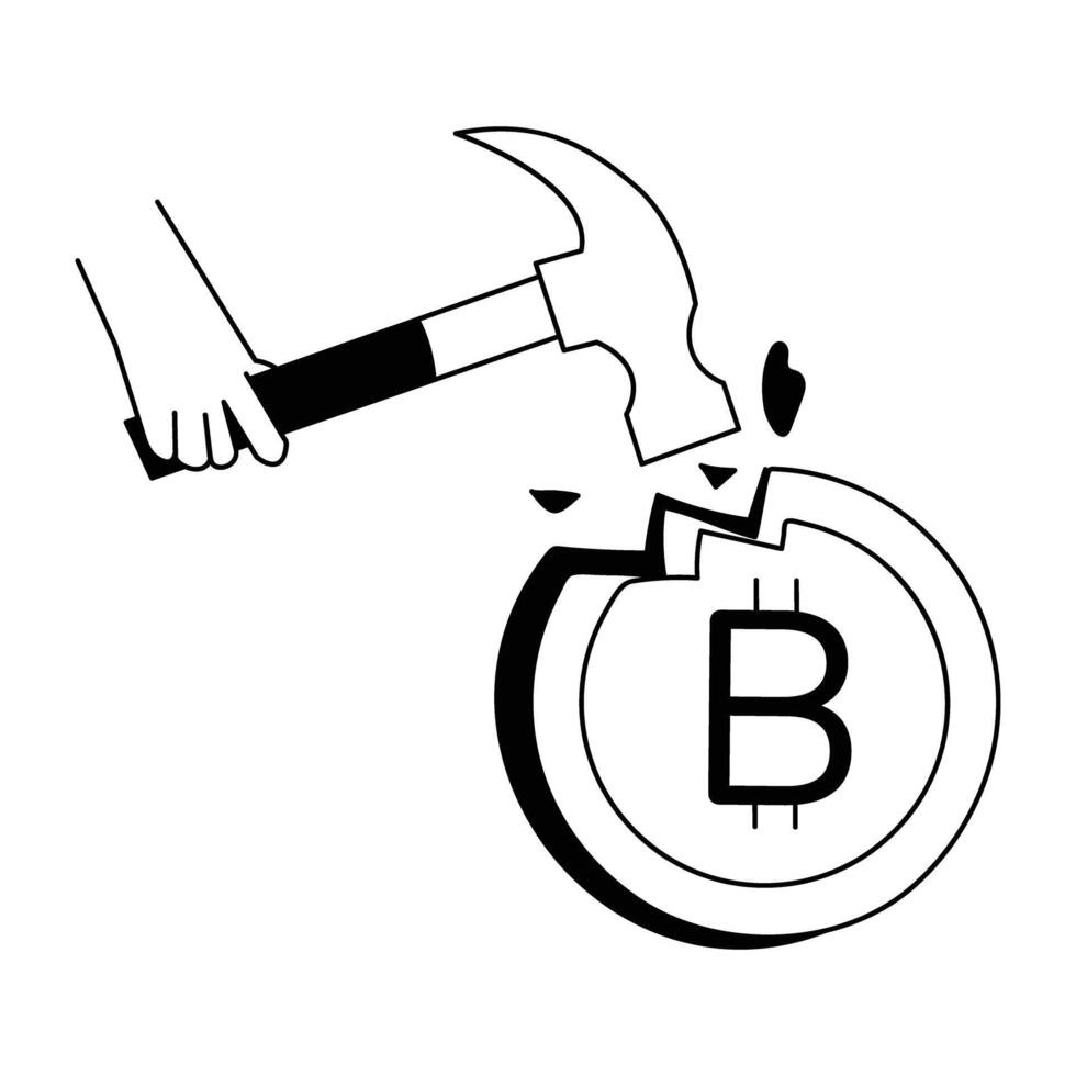 Mini Illustrations Depicting Business Investment vector