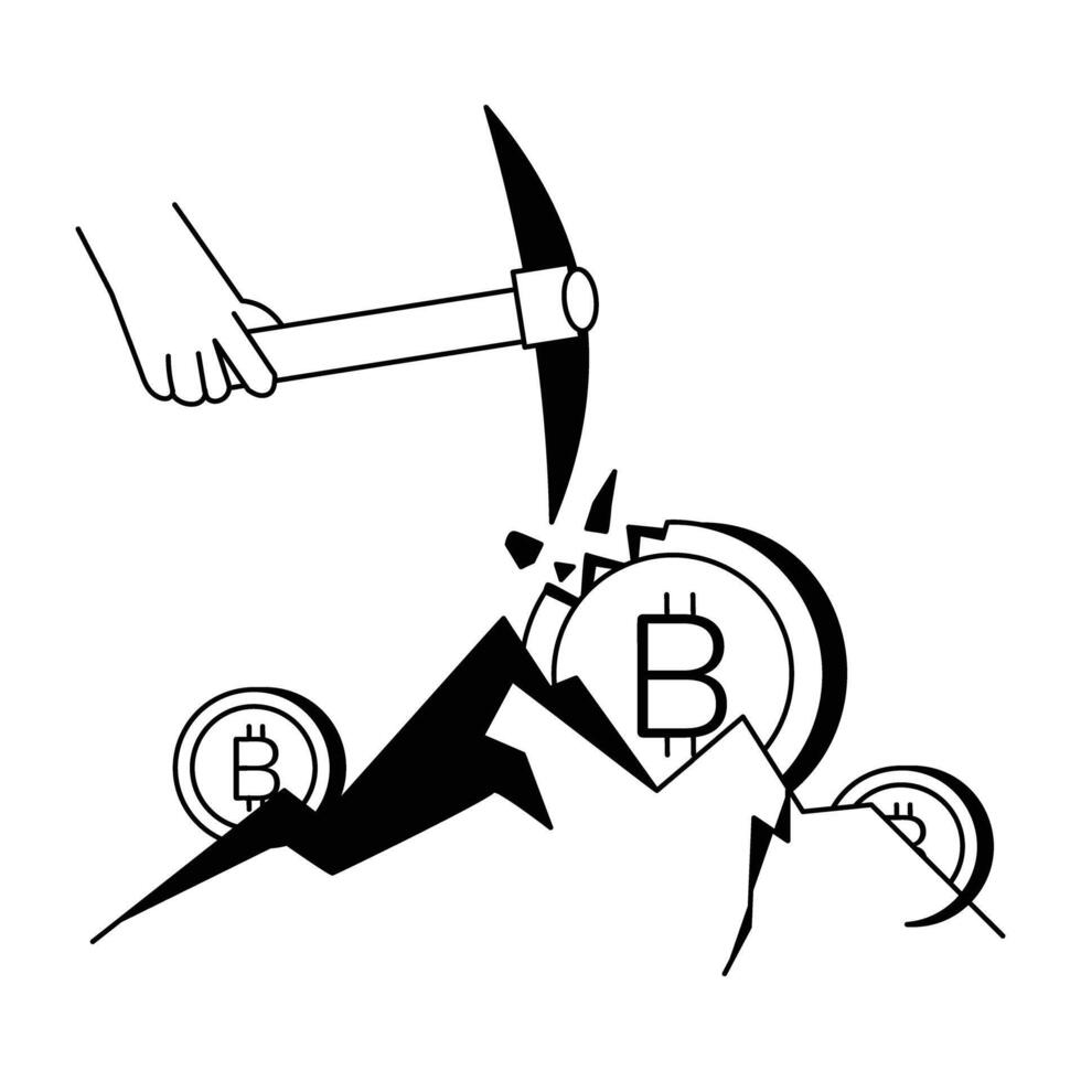 Mini Illustrations Depicting Business Investment vector