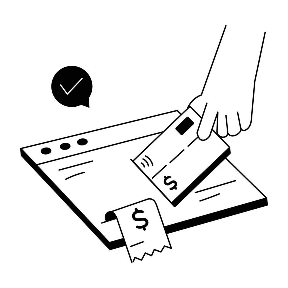 Stock Investment Doodle Mini Illustrations vector