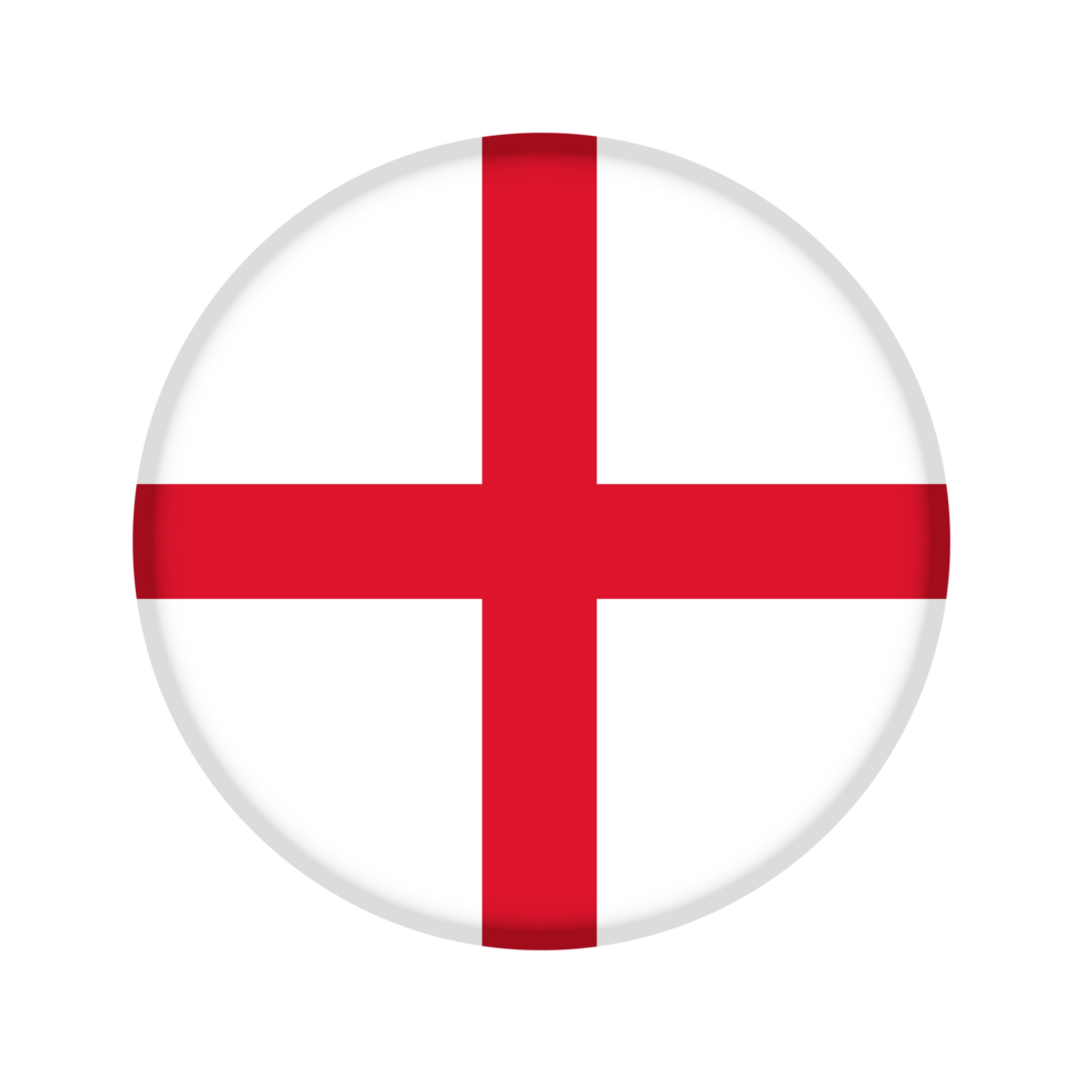 Round flag of England png