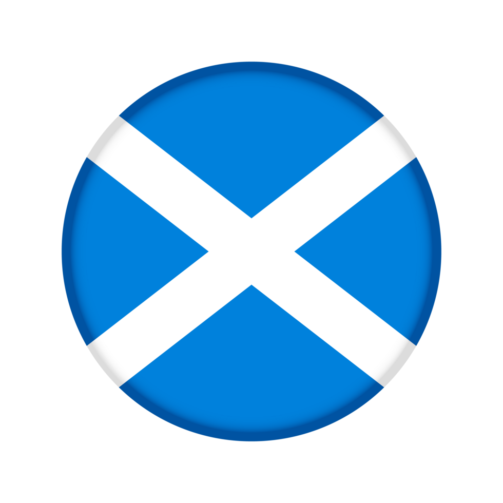 Round flag of Scotland png